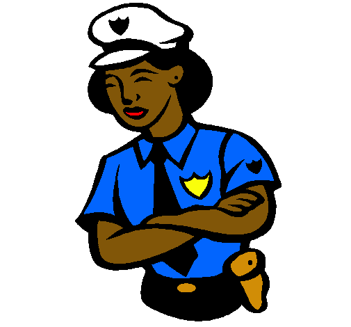 Dibujo de Mujer policía pintado por Marina en  el día 04-04-11 a  las 19:33:07. Imprime, pinta o colorea tus propios dibujos!