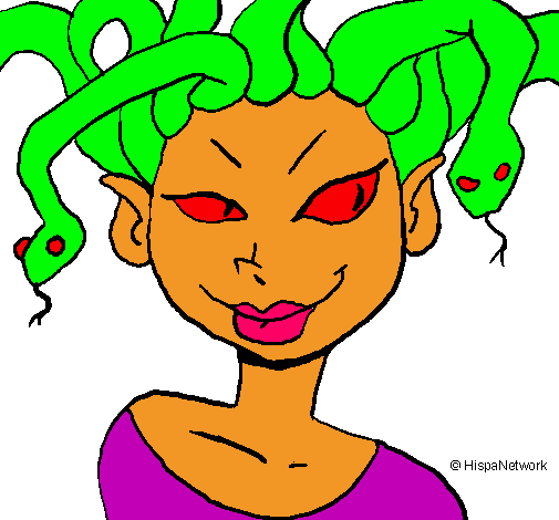 Mujer medusa