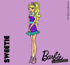 Dibujo Barbie Fashionista 6 pintado por tonina