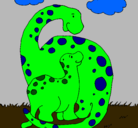 Dibujo Dinosaurios pintado por AARON8