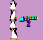 Dibujo Madagascar 2 Pingüinos pintado por irne
