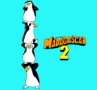 Dibujo Madagascar 2 Pingüinos pintado por dfgdrfgtr