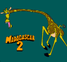 Dibujo Madagascar 2 Melman 2 pintado por jhonkeiver