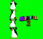 Dibujo Madagascar 2 Pingüinos pintado por angela_xx