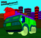 Dibujo Imaginext 15 pintado por ergcvncvnvcm