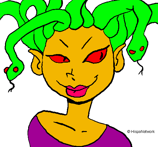 Mujer medusa