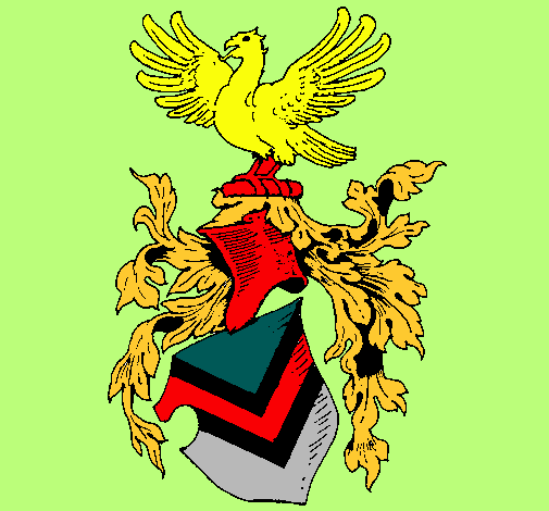 Escudo de armas y aguila 