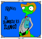 Dibujo Rango pintado por rango