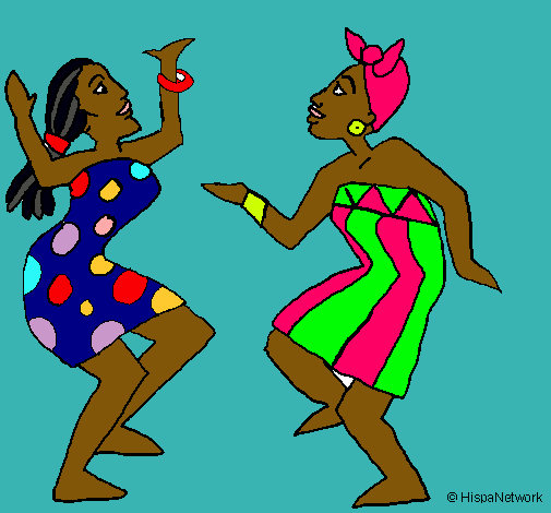 Mujeres bailando