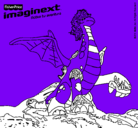 Dibujo Imaginext 9 pintado por luaorozco