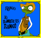 Dibujo Rango pintado por rango