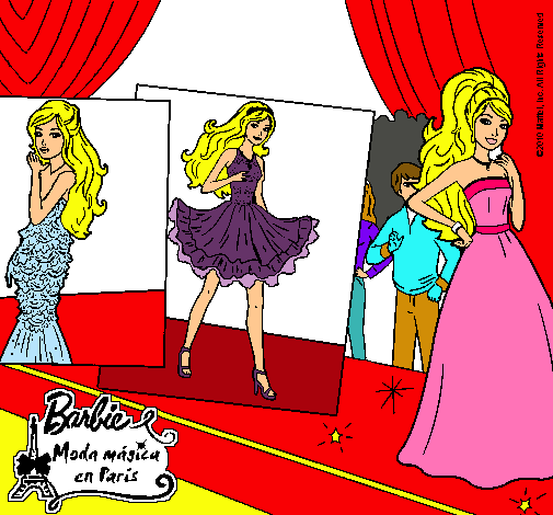 Barbie, desfilando por la pasarela