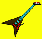 Dibujo Guitarra eléctrica II pintado por nestor10