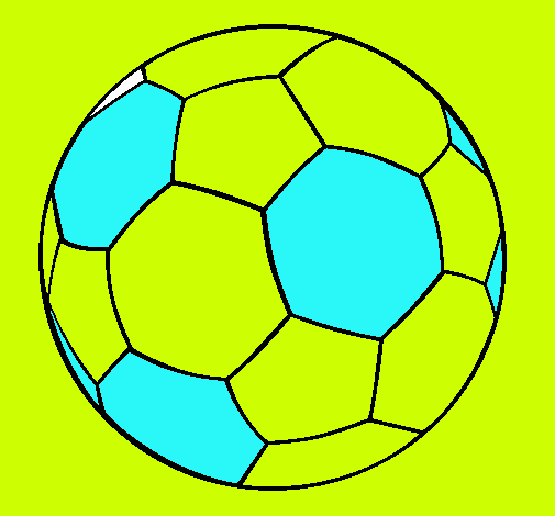 Dibujo Pelota de fútbol II pintado por zxclaudioxz