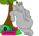 Dibujo Horton pintado por totoyyyyuuu