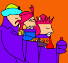 Dibujo Los Reyes Magos 3 pintado por zarish