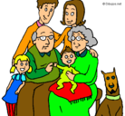 Dibujo Familia pintado por ale561