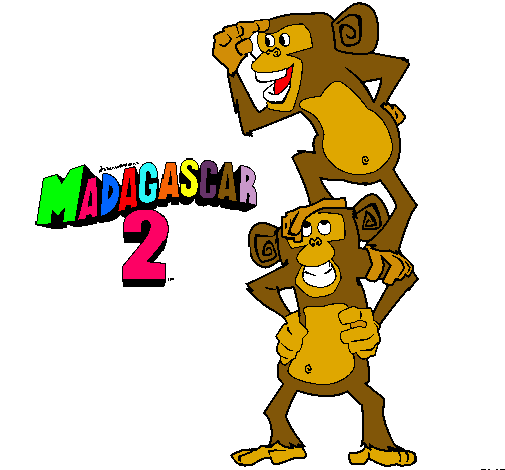 Madagascar 2 Manson y Phil