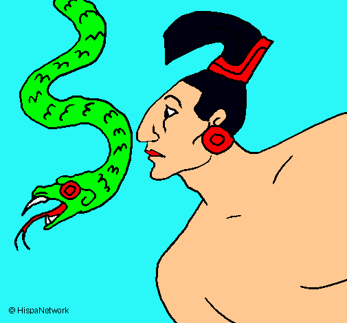 Serpiente y guerrero