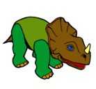 Dibujo Triceratops II pintado por susimj