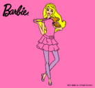 Dibujo Barbie y su mascota pintado por adrrea