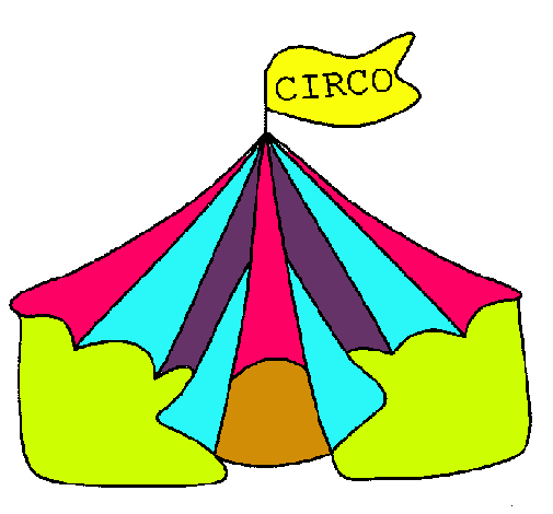Dibujo Circo pintado por lauh