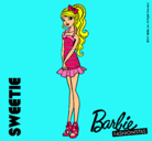 Dibujo Barbie Fashionista 6 pintado por Sariita