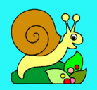 Dibujo Caracol pintado por hjkhgh