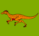 Dibujo Velociraptor pintado por alicia2