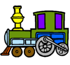 Dibujo Tren pintado por       tren