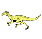 Dibujo Velociraptor pintado por loiljkjfrd