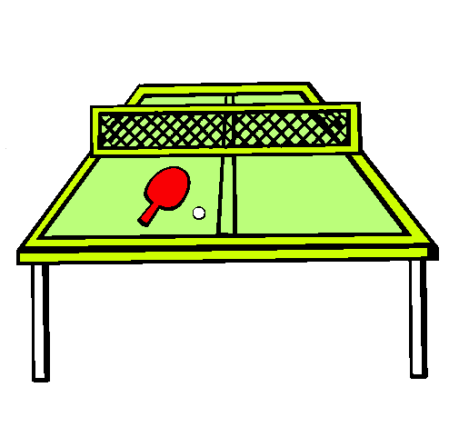 Dibujo Tenis de mesa pintado por quiquepuig