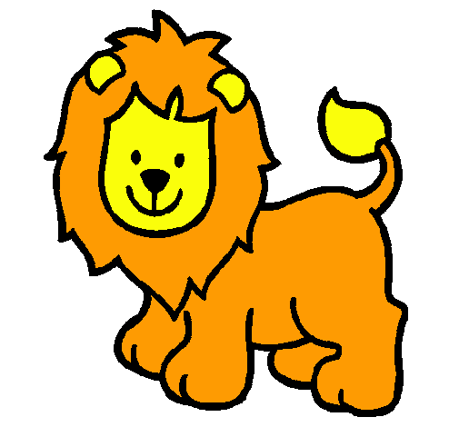 Dibujo de León pintado por Animal en  el día 14-04-11 a las  19:39:14. Imprime, pinta o colorea tus propios dibujos!