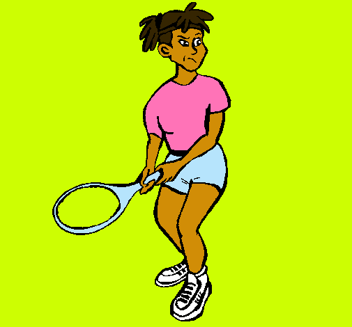 Dibujo Chica tenista pintado por avaeacag