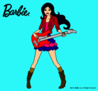 Dibujo Barbie guitarrista pintado por alexandrar