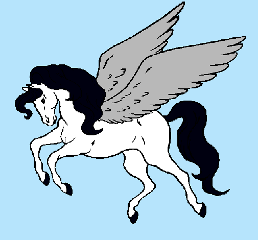 Pegaso volando