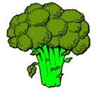 Dibujo Brócoli pintado por cr12