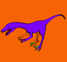 Dibujo Velociraptor II pintado por NELLI