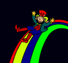 Dibujo Duende en el arco iris pintado por tbmobm