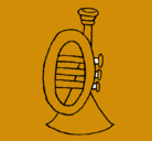Dibujo Trompeta pintado por flavio
