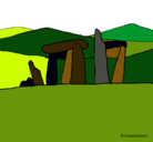 Dibujo Dolmen pintado por hellen