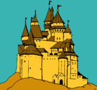 Dibujo Castillo medieval pintado por tapun