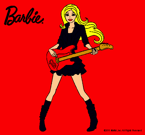 Barbie guitarrista