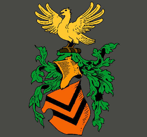 Escudo de armas y aguila 