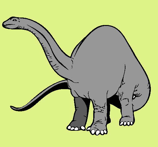 Dibujo Braquiosaurio II pintado por SubZeroMK