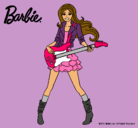 Dibujo Barbie guitarrista pintado por alma12