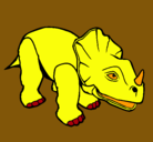 Dibujo Triceratops II pintado por nicolass   