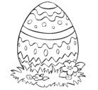 Dibujo Huevo de pascua 2 pintado por lakesd