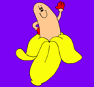 Dibujo Banana pintado por Jhosselyn