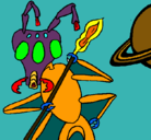 Dibujo Hormiga alienigena pintado por alfre